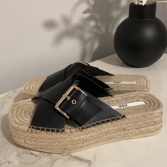ZARA | Open Toe Sandal Platform espadrille | size 8 - Picture 5 of 9
